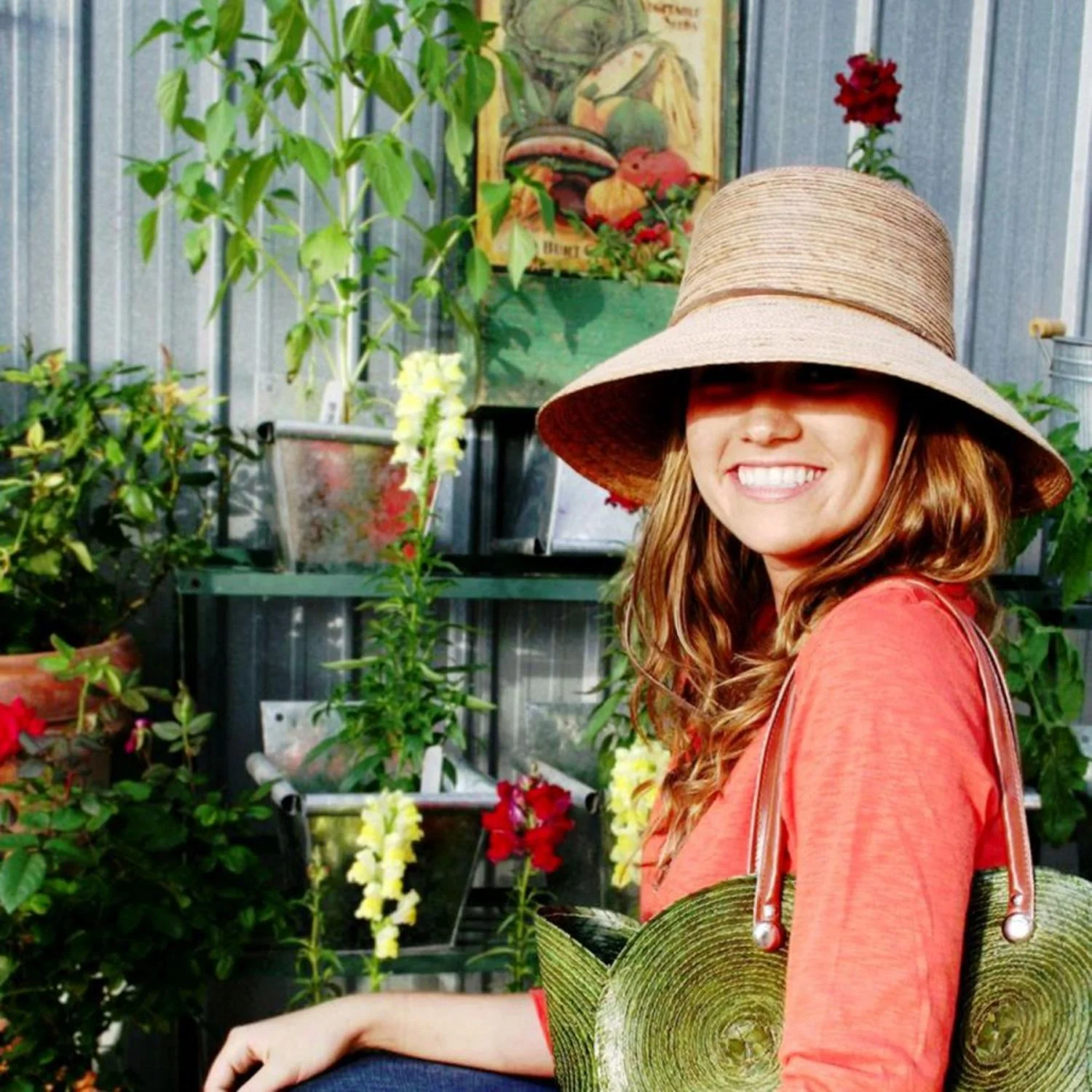 Abby Palm Leaf Straw Cloche Hat - Image 4