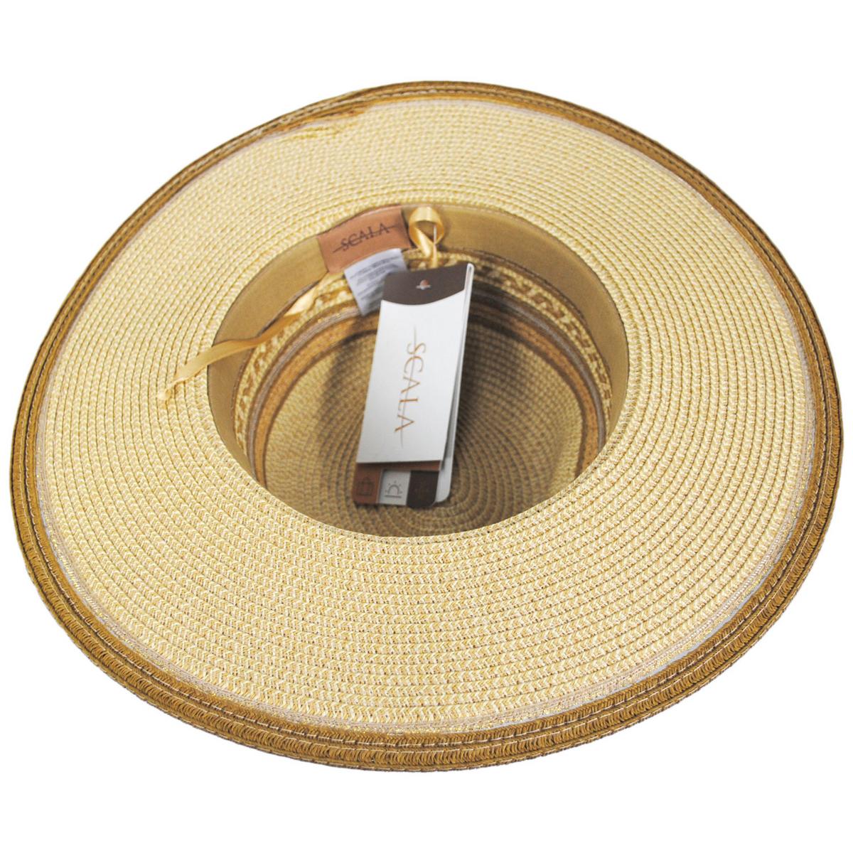 Alento Braided Toyo Straw Blend Fedora Hat - Image 8