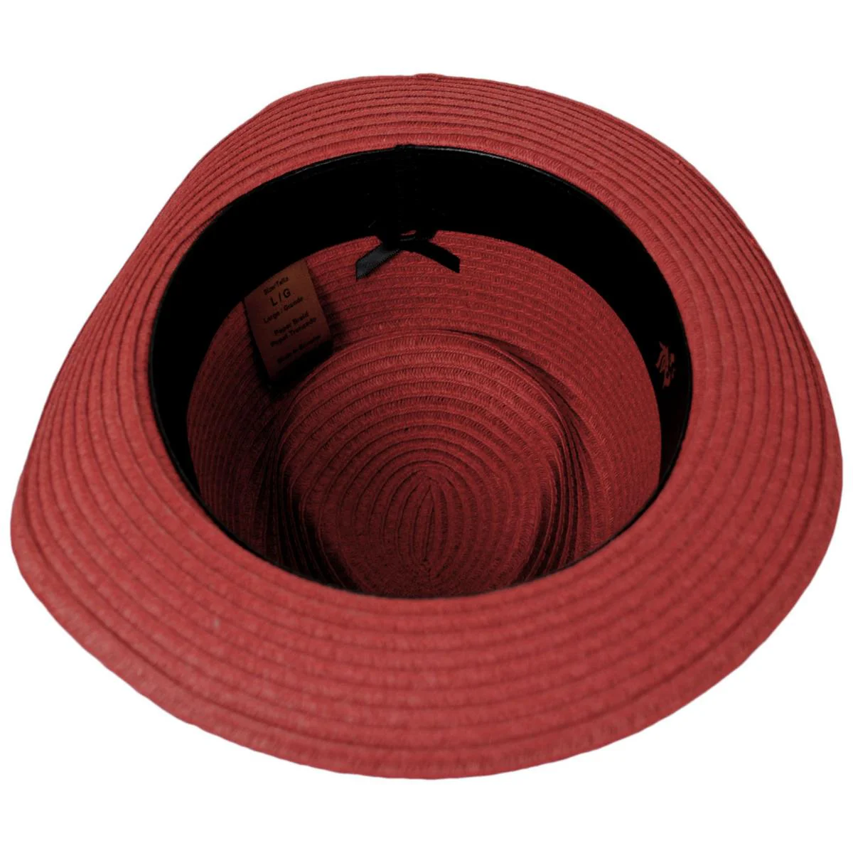 Alessandro Toyo Braid Fedora Hat - Image 8
