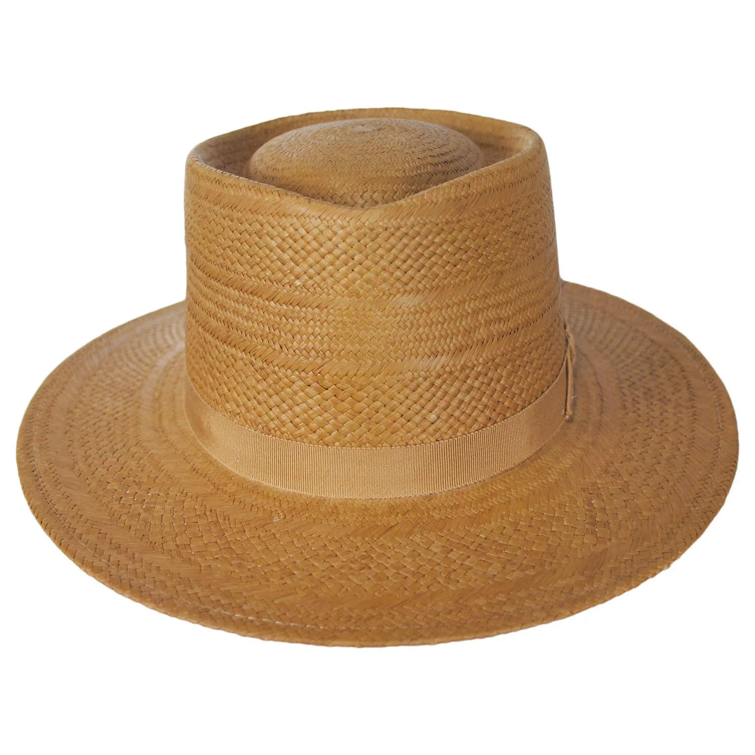 Alix Panama Straw Fedora Hat - Grit - Image 2