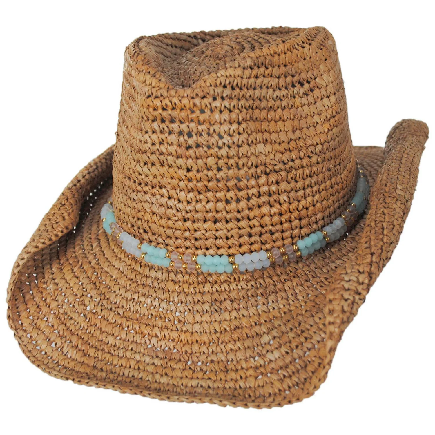 Allison Raffia Straw Western Hat