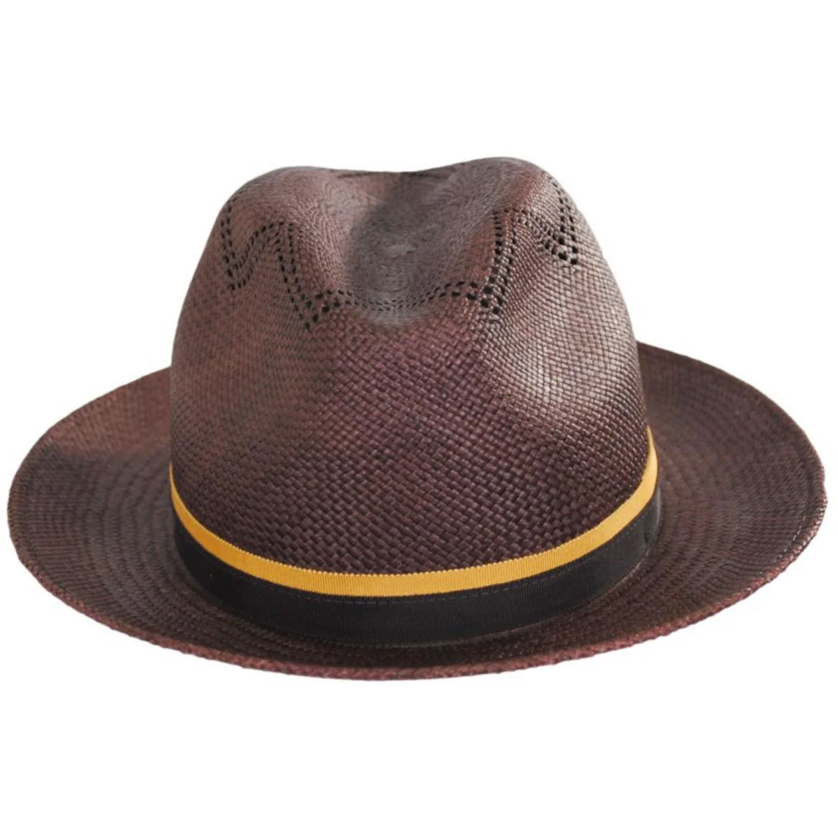 Arion Panama Straw Fedora Hat - Image 6