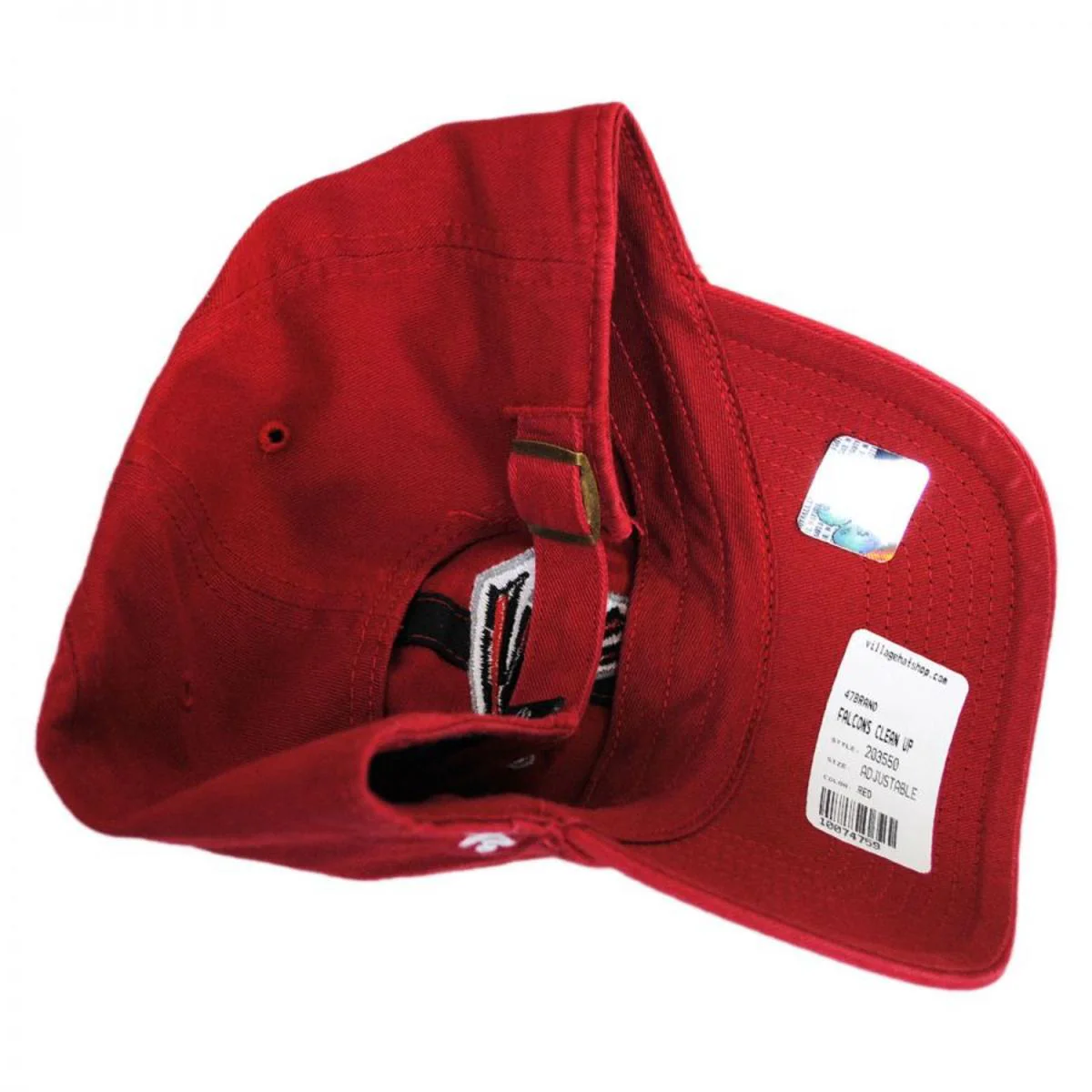 Atlanta Falcons NFL Clean Up Strapback Baseball Cap Dad Hat - Image 4