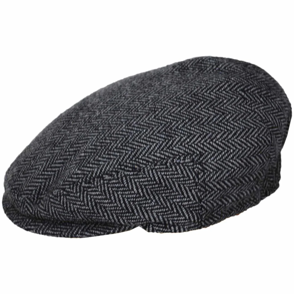 Baby Herringbone Wool Blend Ivy Cap - Image 5