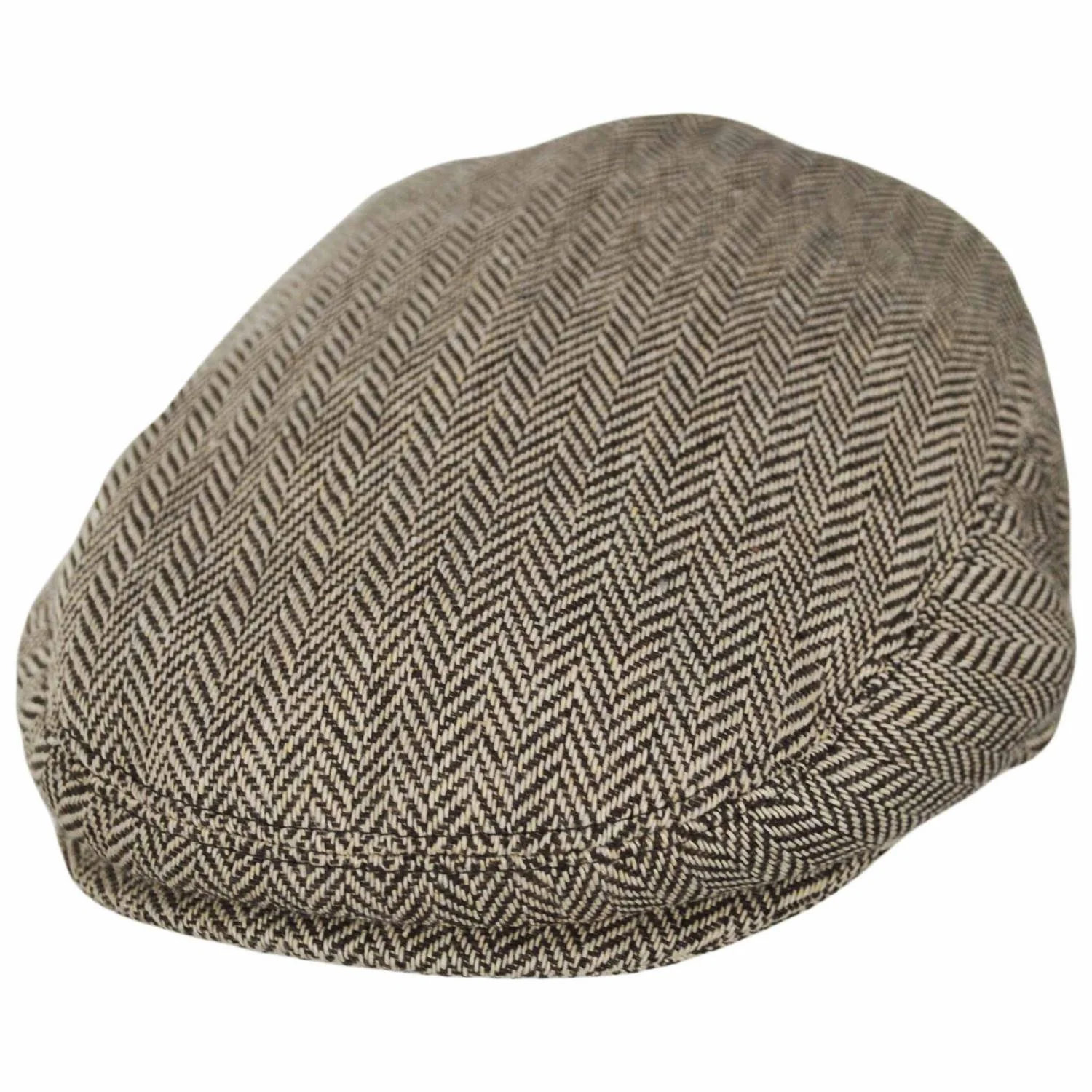 Baby Herringbone Wool Blend Ivy Cap - Image 7