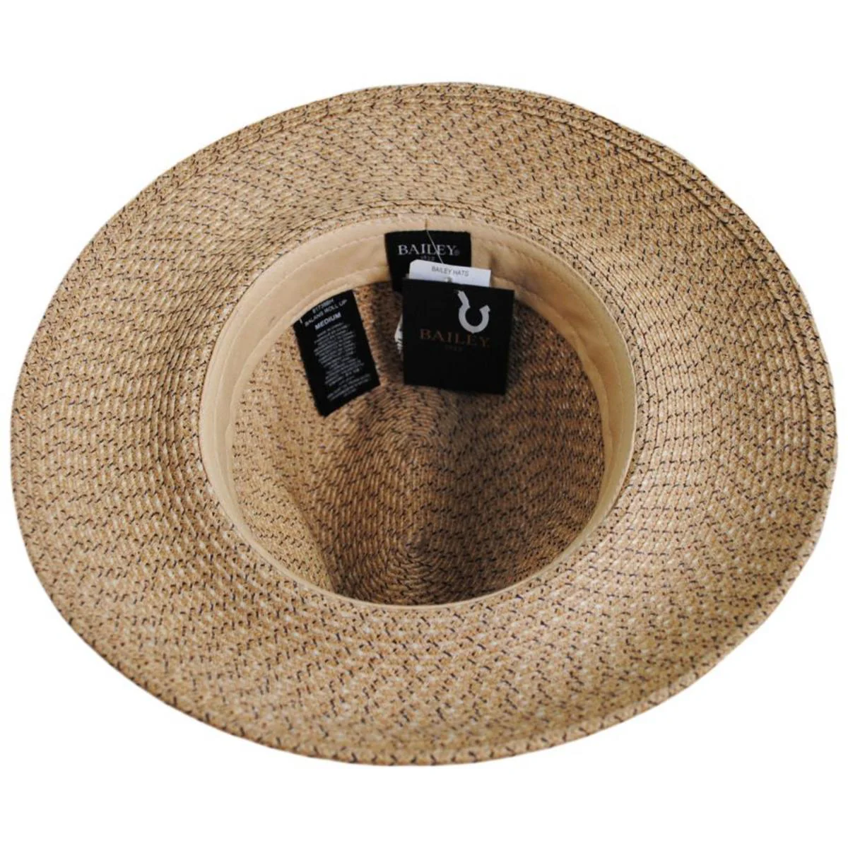 Balans Roll Up Toyo Straw Blend Fedora Hat - Image 8