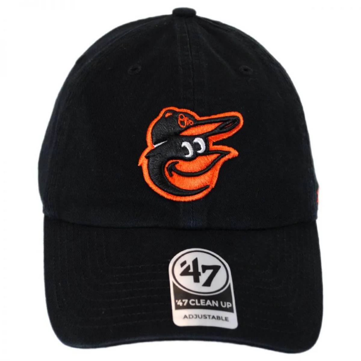 Baltimore Orioles MLB Clean Up Strapback Baseball Cap Dad Hat - Image 2