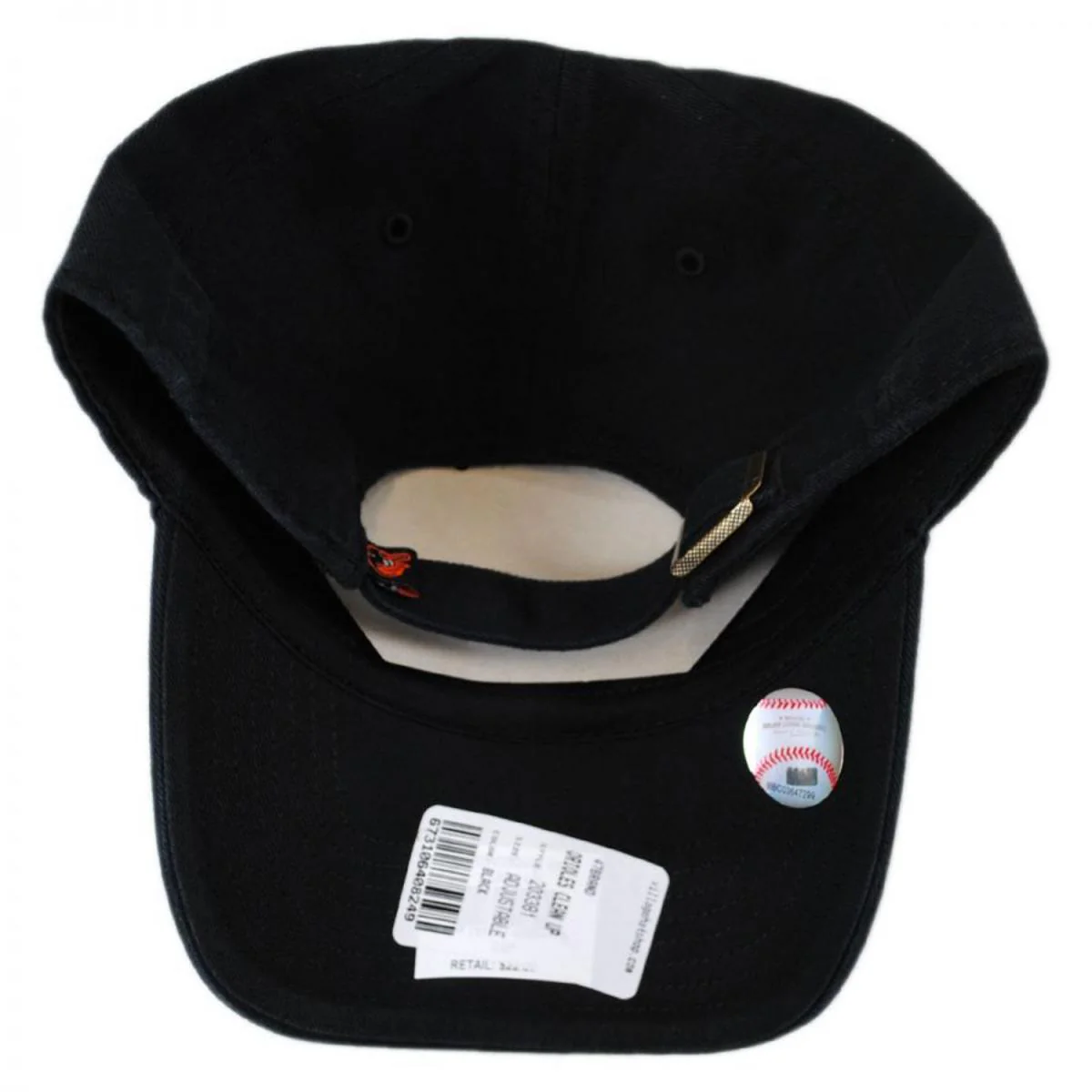 Baltimore Orioles MLB Clean Up Strapback Baseball Cap Dad Hat - Image 4