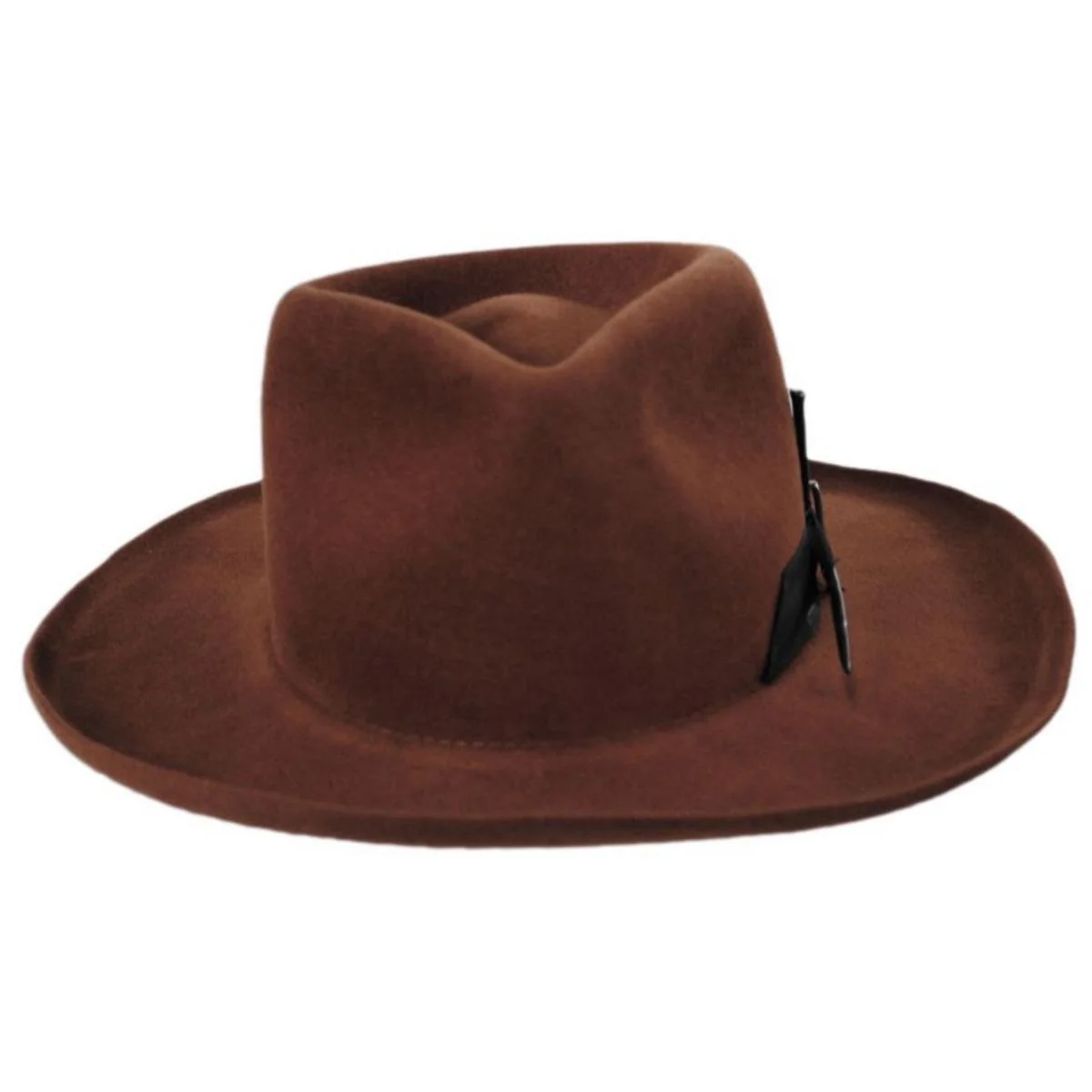 Barksdale Polished Wool Felt Fedora Hat - FINAL SALE - Image 2