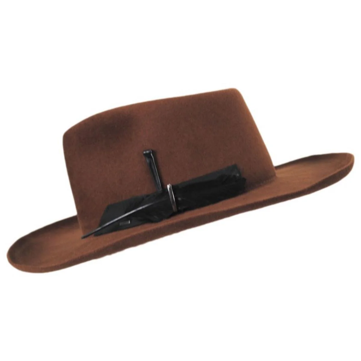 Barksdale Polished Wool Felt Fedora Hat - FINAL SALE - Image 3