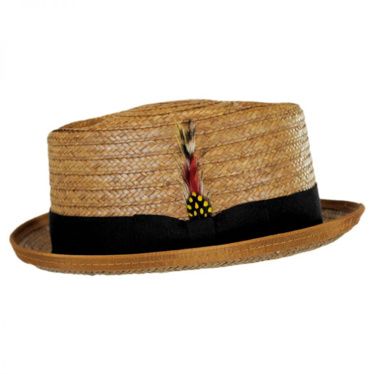 Be Bop Coconut Straw Pork Pie Hat - Image 3