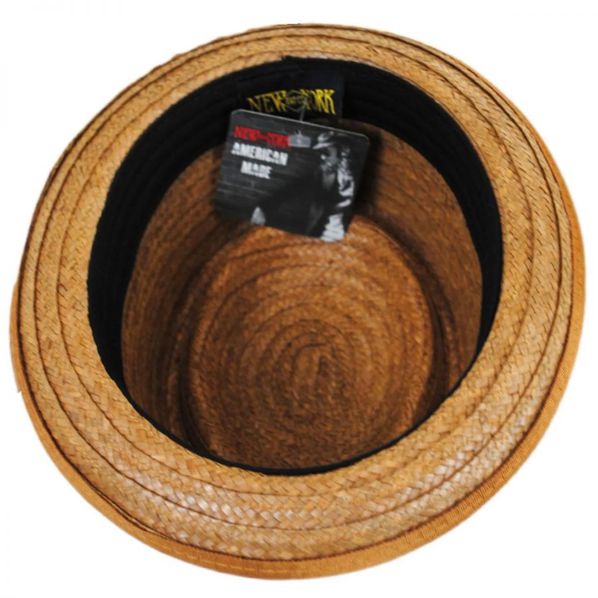 Be Bop Coconut Straw Pork Pie Hat - Image 4