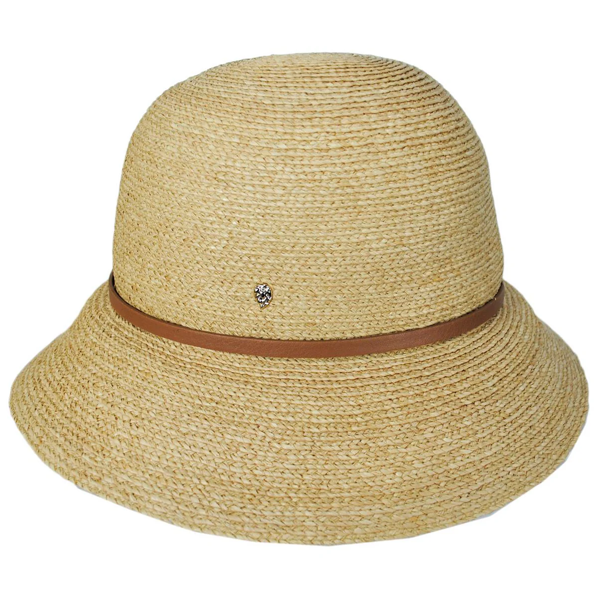 Besa 9 Rollable Raffia Straw Cloche Hat - Image 3