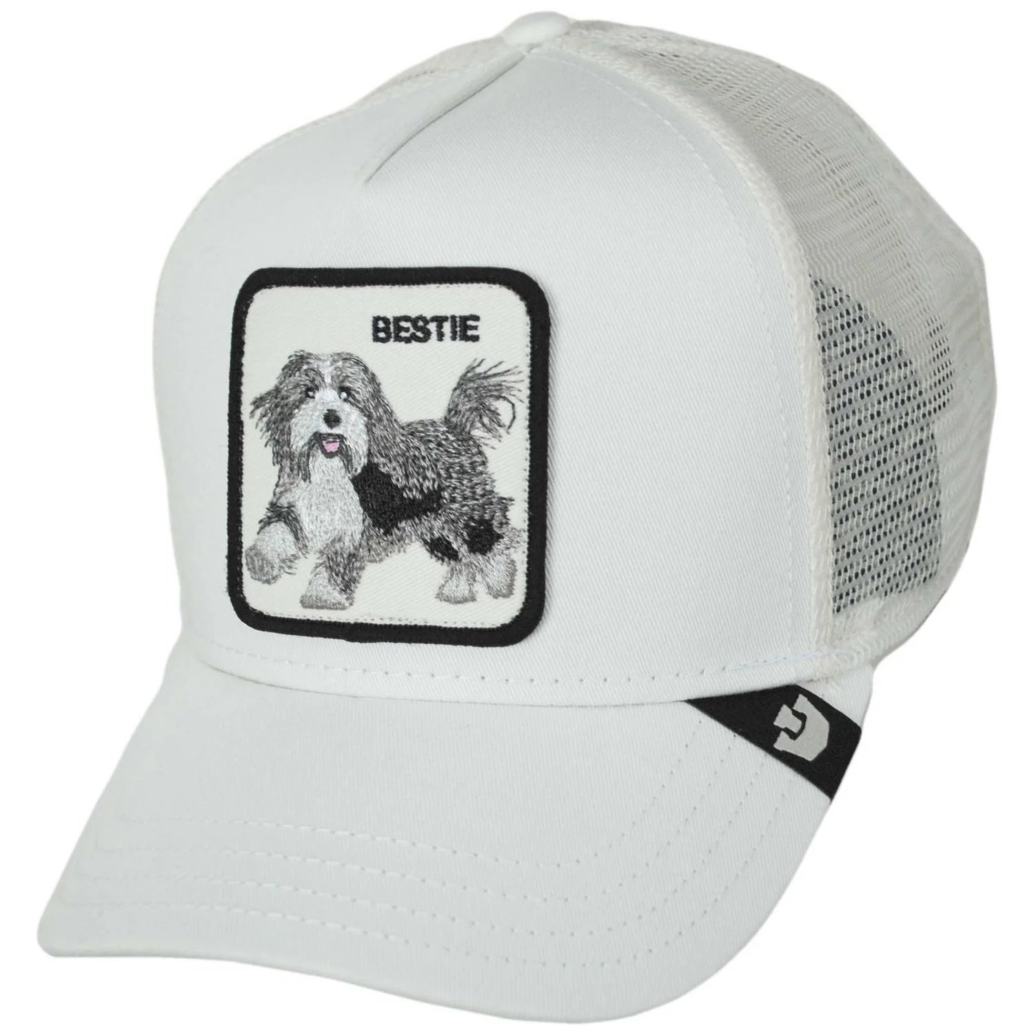 Bestie Dog Mesh Trucker Snapback Baseball Cap