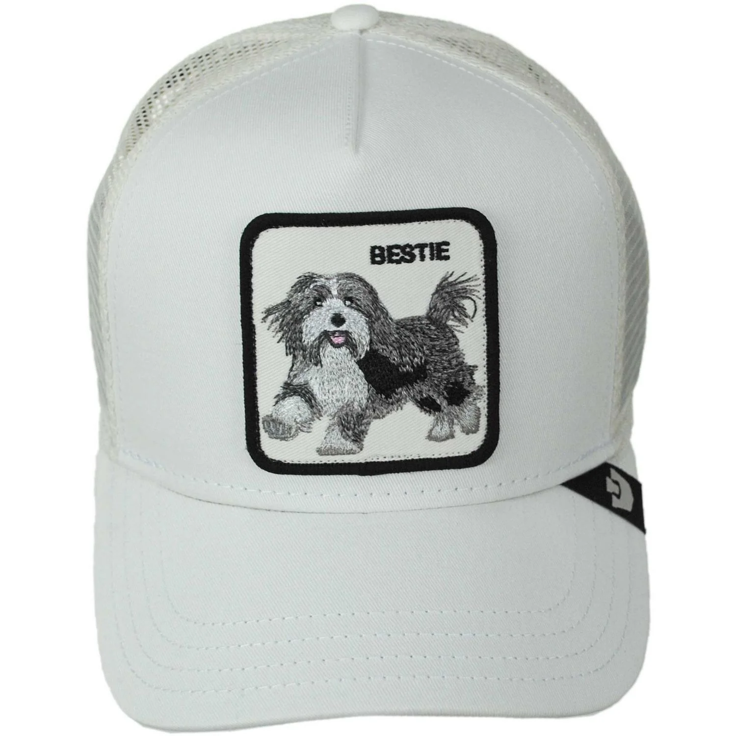 Bestie Dog Mesh Trucker Snapback Baseball Cap - Image 2