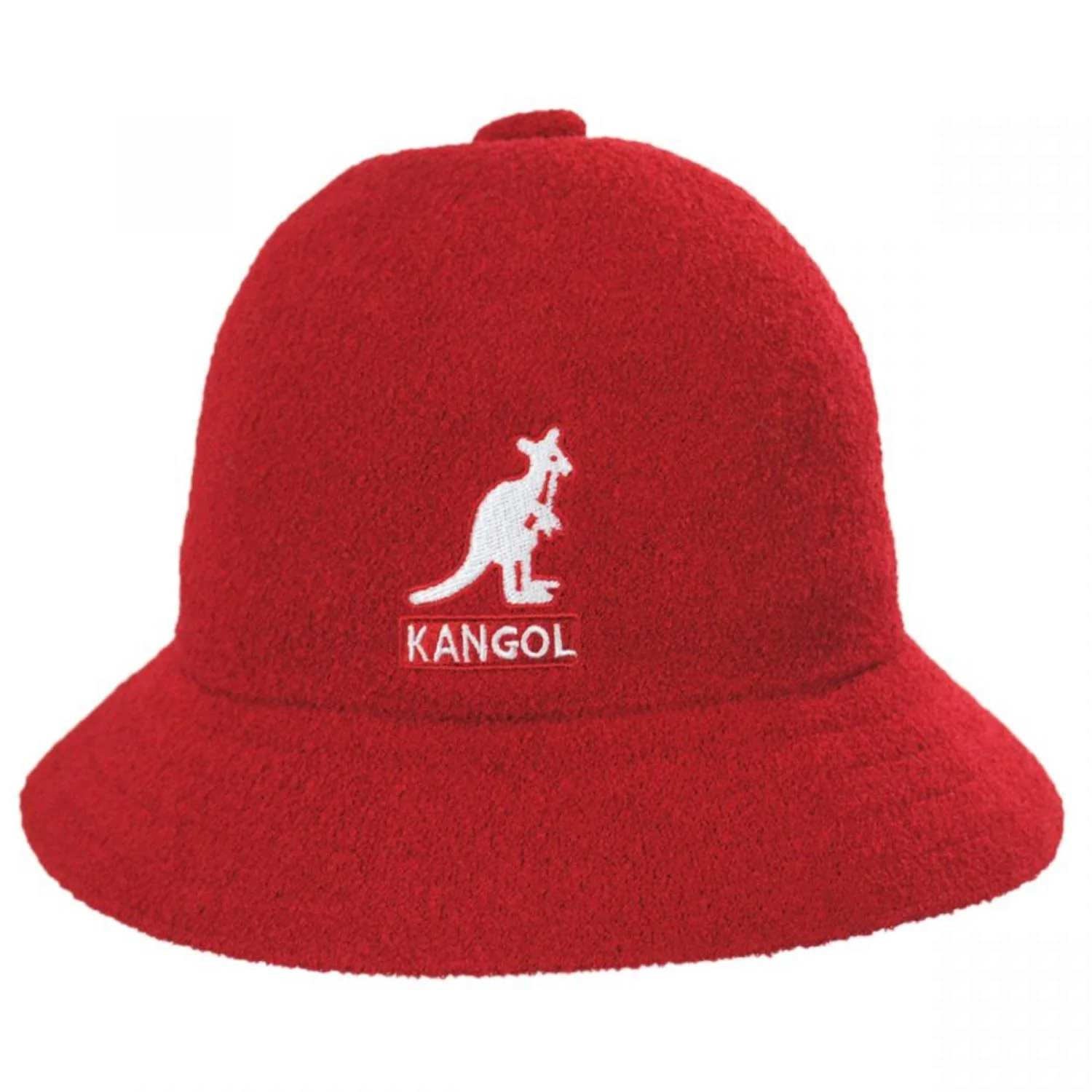 Big Logo Casual Bucket Hat - Scarlet Red - Image 2