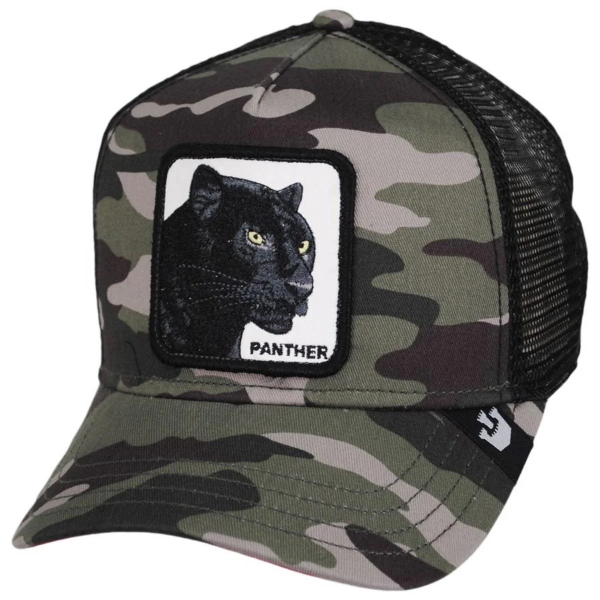 Black Panther Trucker Snapback Baseball Cap - Retired