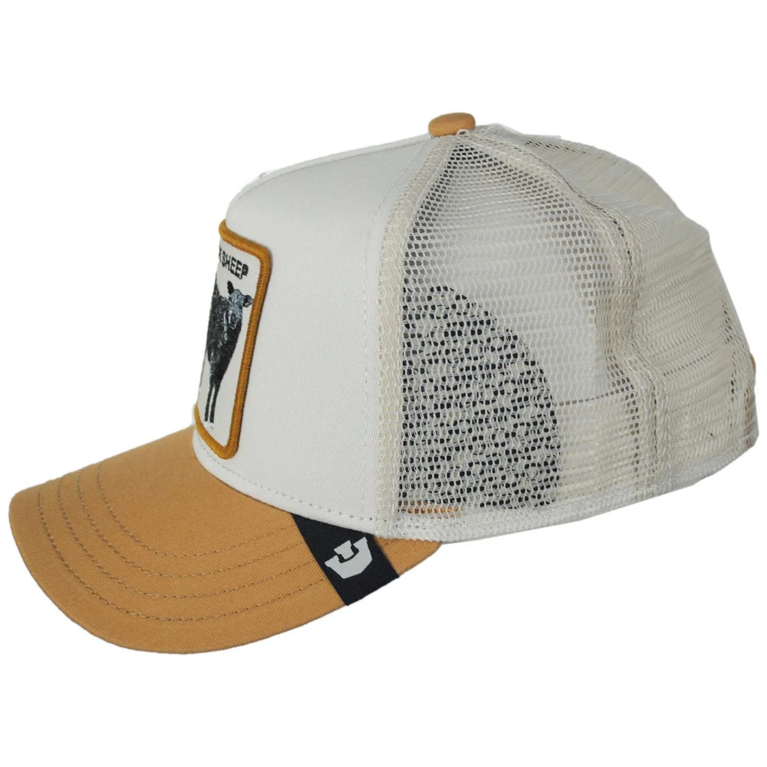 Kid's Black Sheep Mesh Trucker Snapback Baseball Cap - Image 3