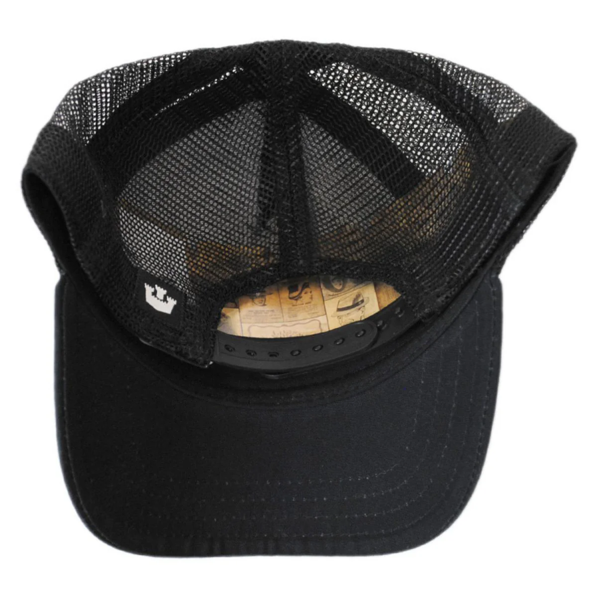Black Sheep Mesh Trucker Snapback Baseball Cap - Image 4