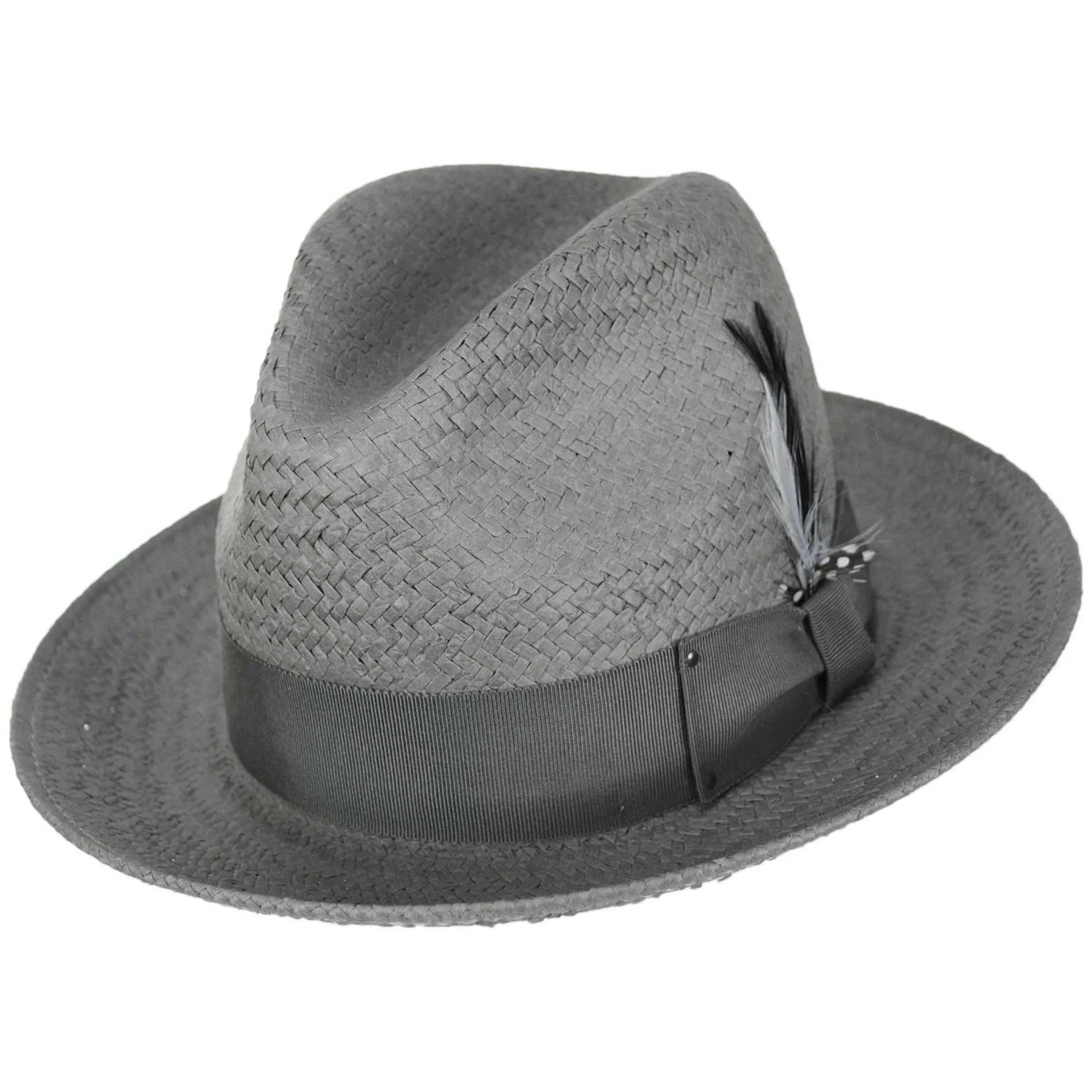 Blixen Sun Raindura Straw Fedora Hat