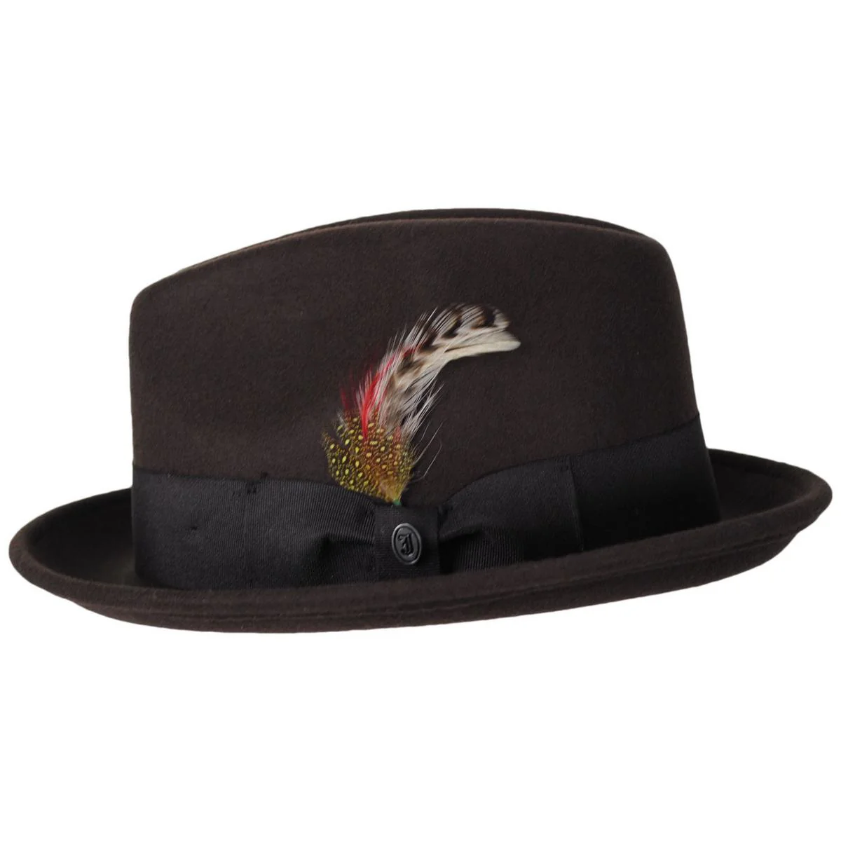 Blues Crushable Wool Felt Trilby Fedora Hat - Image 25