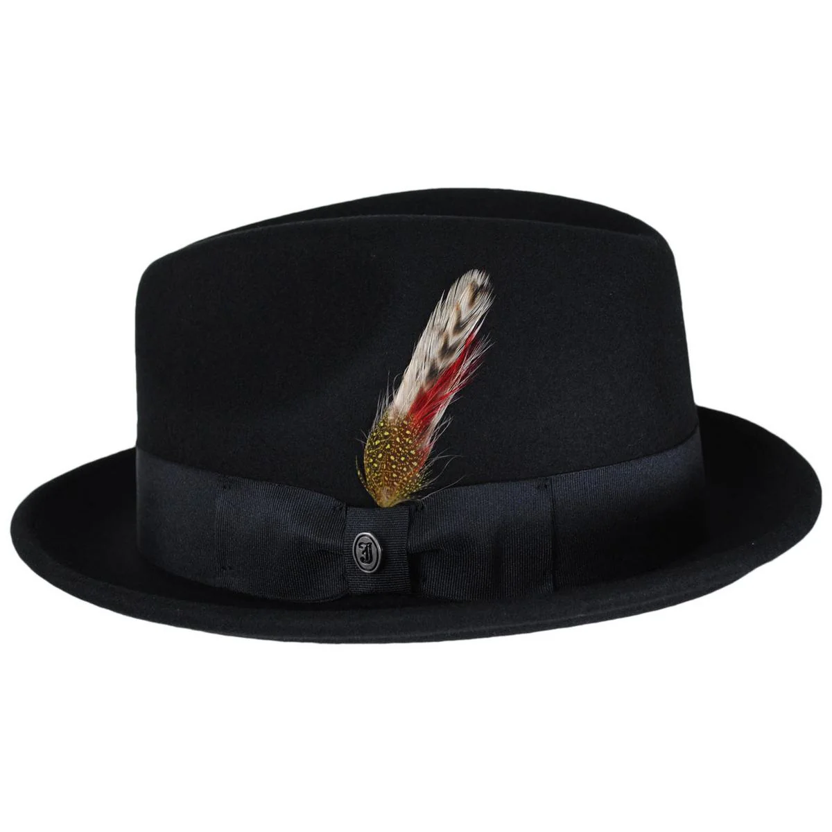Blues Crushable Wool Felt Trilby Fedora Hat - Image 5