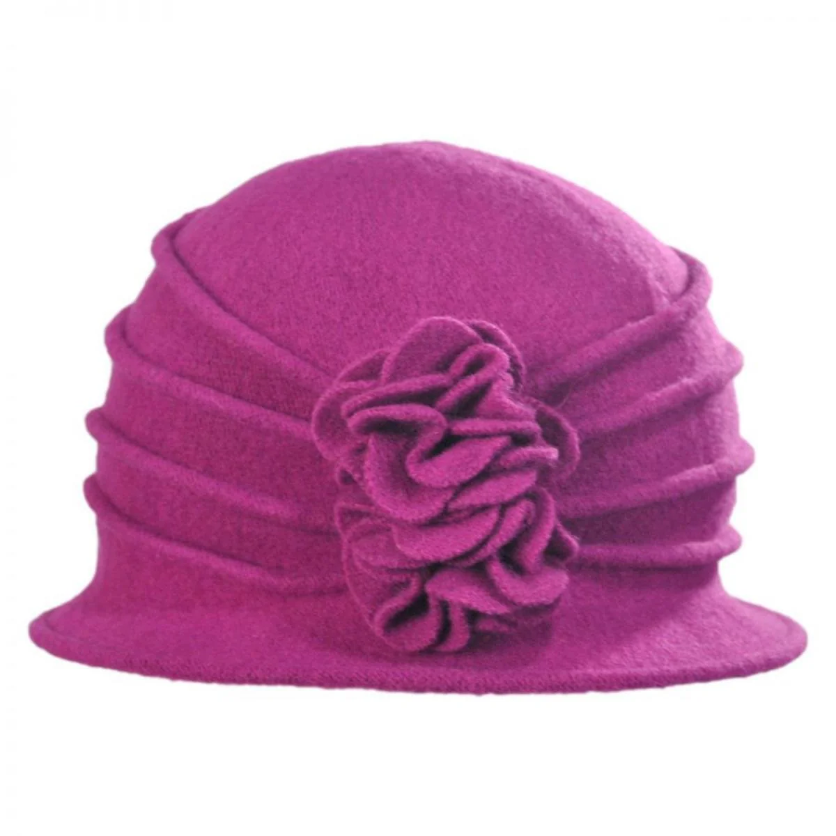 Boiled Wool Cloche Hat - Image 12