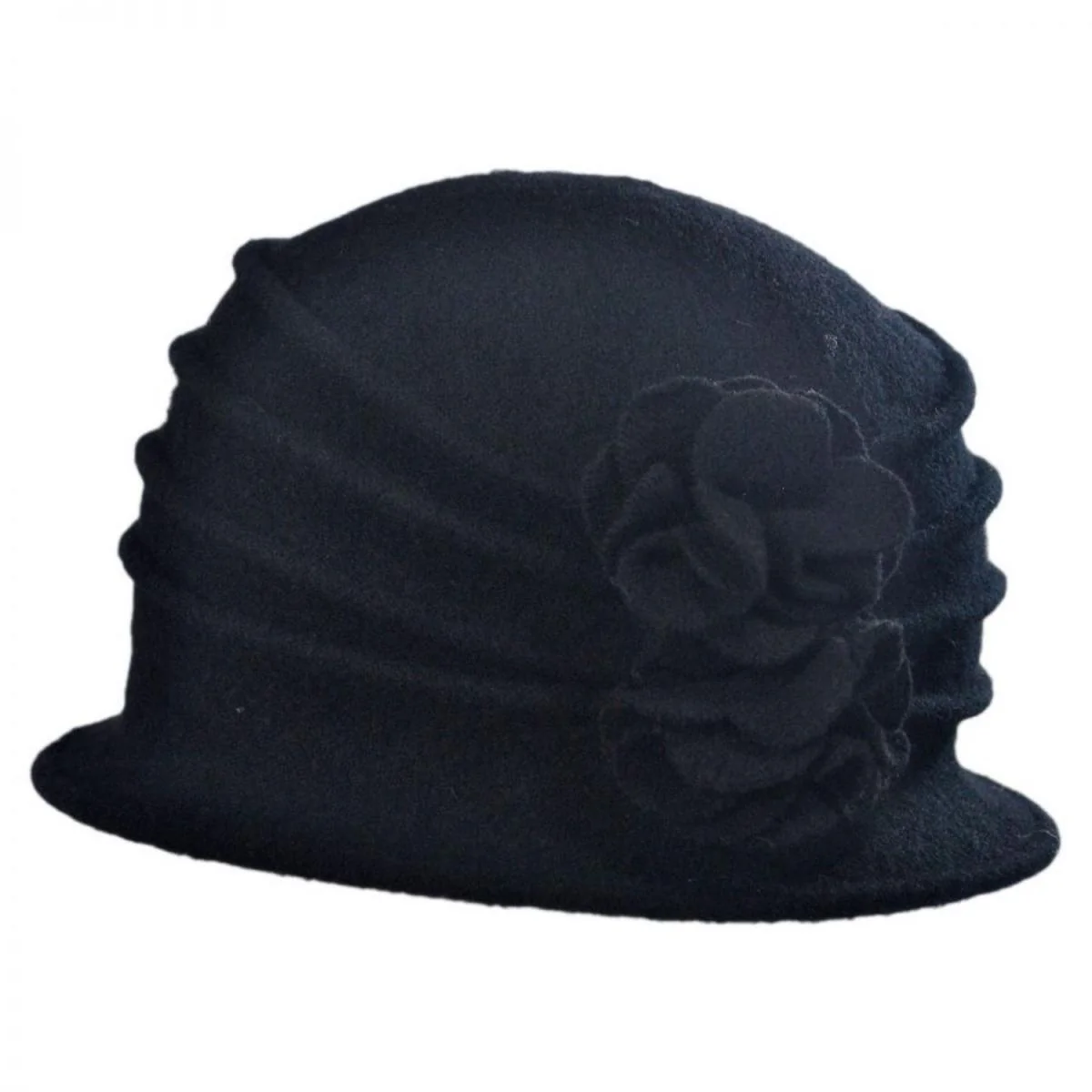 Boiled Wool Cloche Hat - Image 4