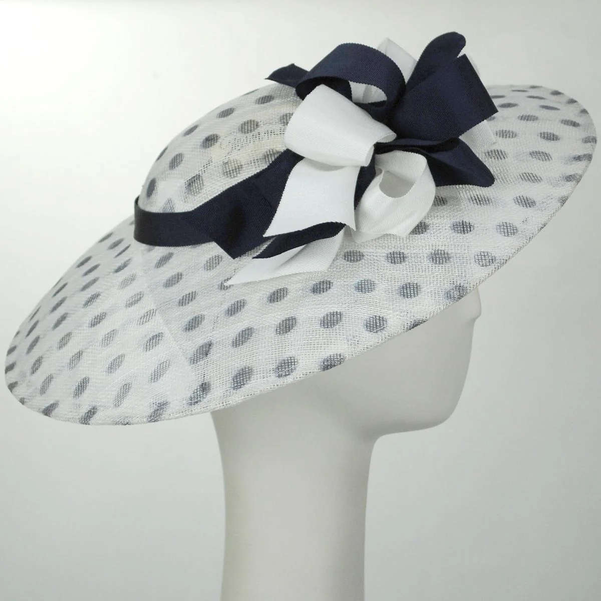 Bows Galore Sinamay Straw Picture Dress Hat - Image 3