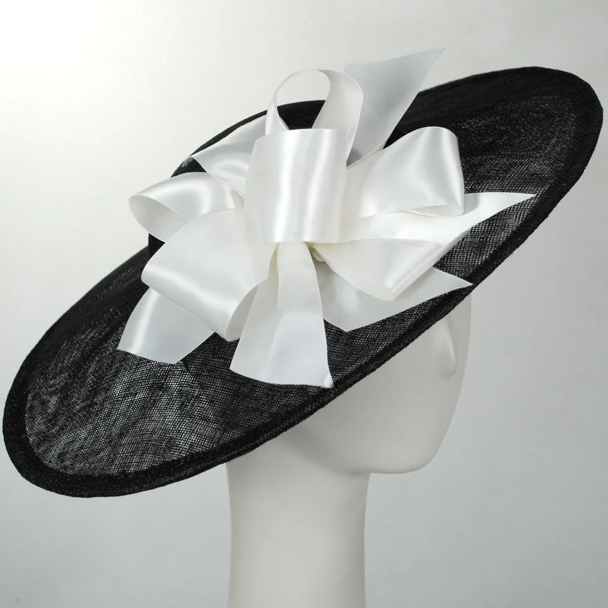 Bows Galore Sinamay Straw Picture Dress Hat - Image 7