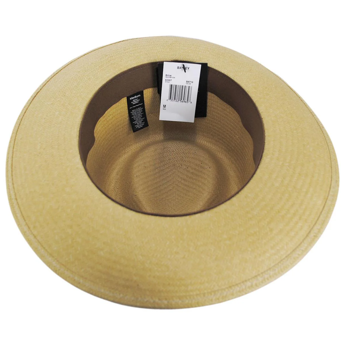 Brice Shantung LiteStraw Fedora Hat - Image 5