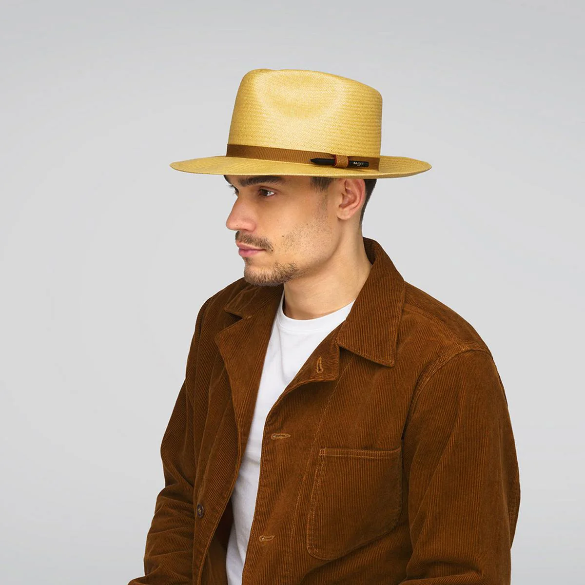 Brice Shantung LiteStraw Fedora Hat - Image 6