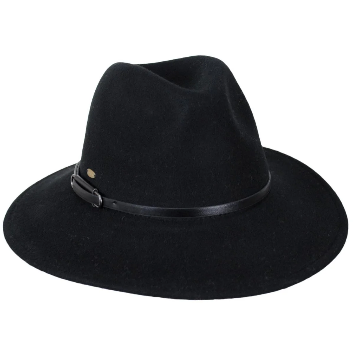 Brigitta Wool Felt Safari Fedora Hat
