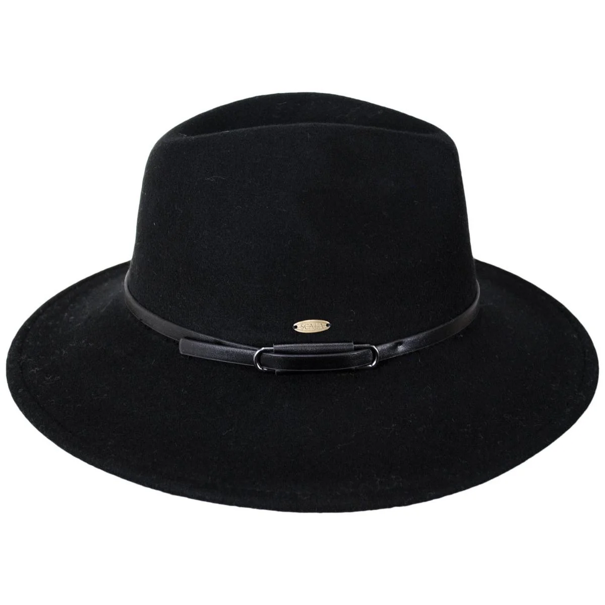 Brigitta Wool Felt Safari Fedora Hat - Image 2