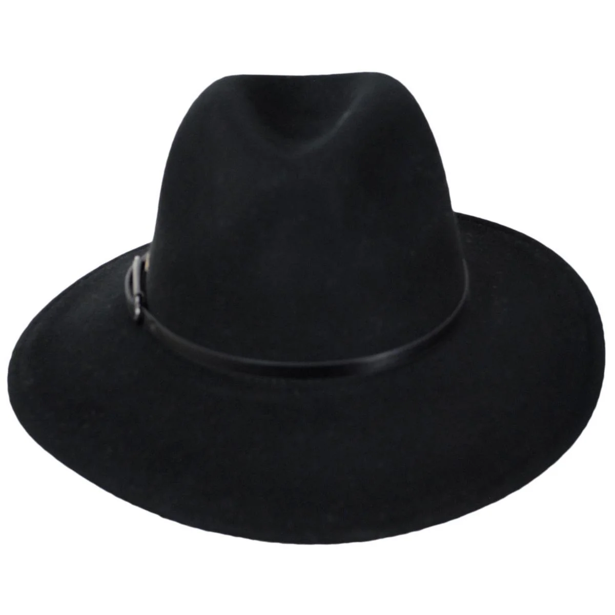 Brigitta Wool Felt Safari Fedora Hat - Image 3