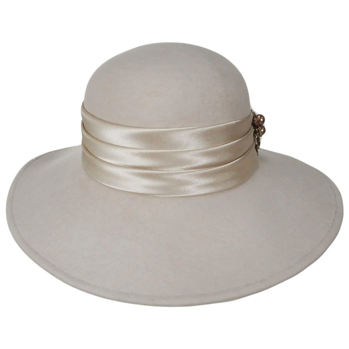 Brooch Wool Felt Lampshade Hat - Made to Order - Image 3