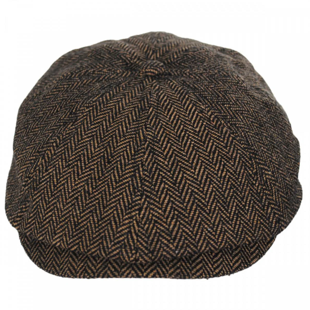 Brood Herringbone Wool Blend Newsboy Cap - Image 4