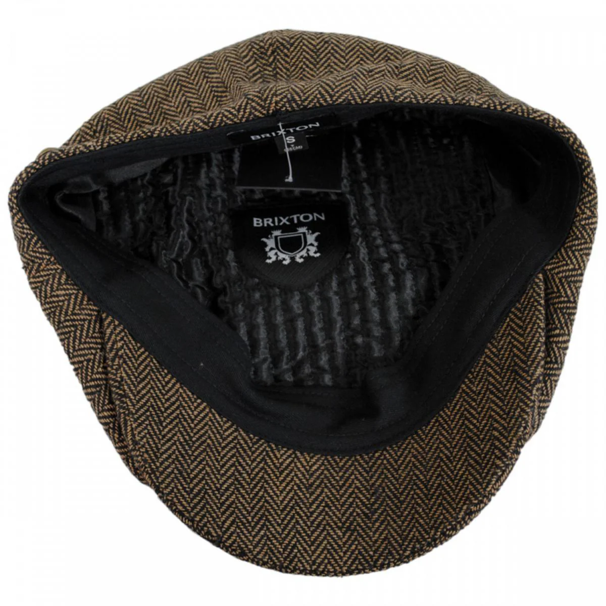 Brood Herringbone Wool Blend Newsboy Cap - Image 6