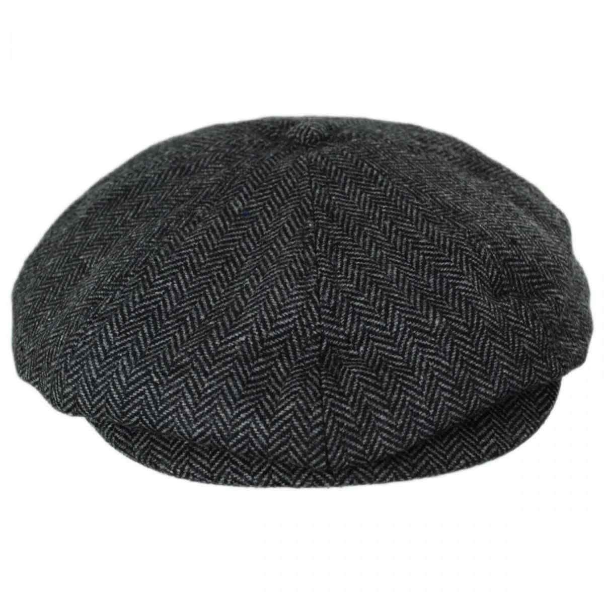 Brood Herringbone Wool Blend Newsboy Cap - Image 8