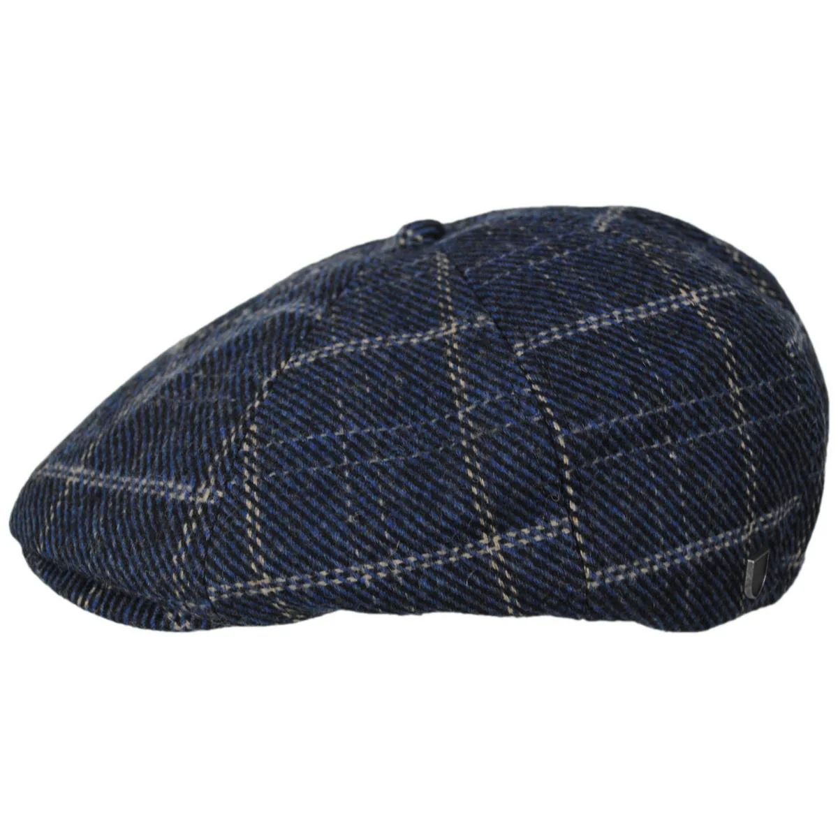Brood Wool Blend Windowpane Plaid Newsboy Cap - Image 3