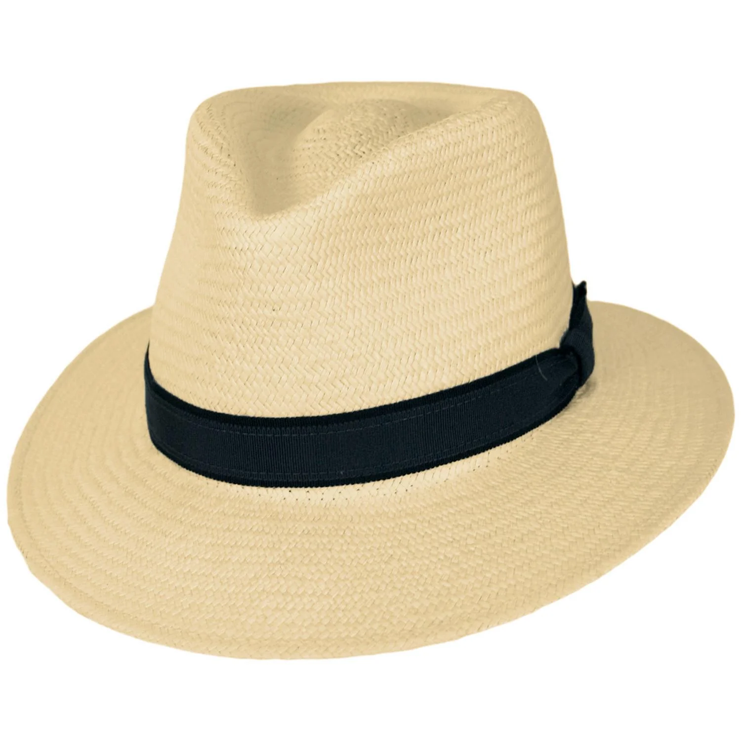 Brooks Panama Straw Fedora Hat - Image 10