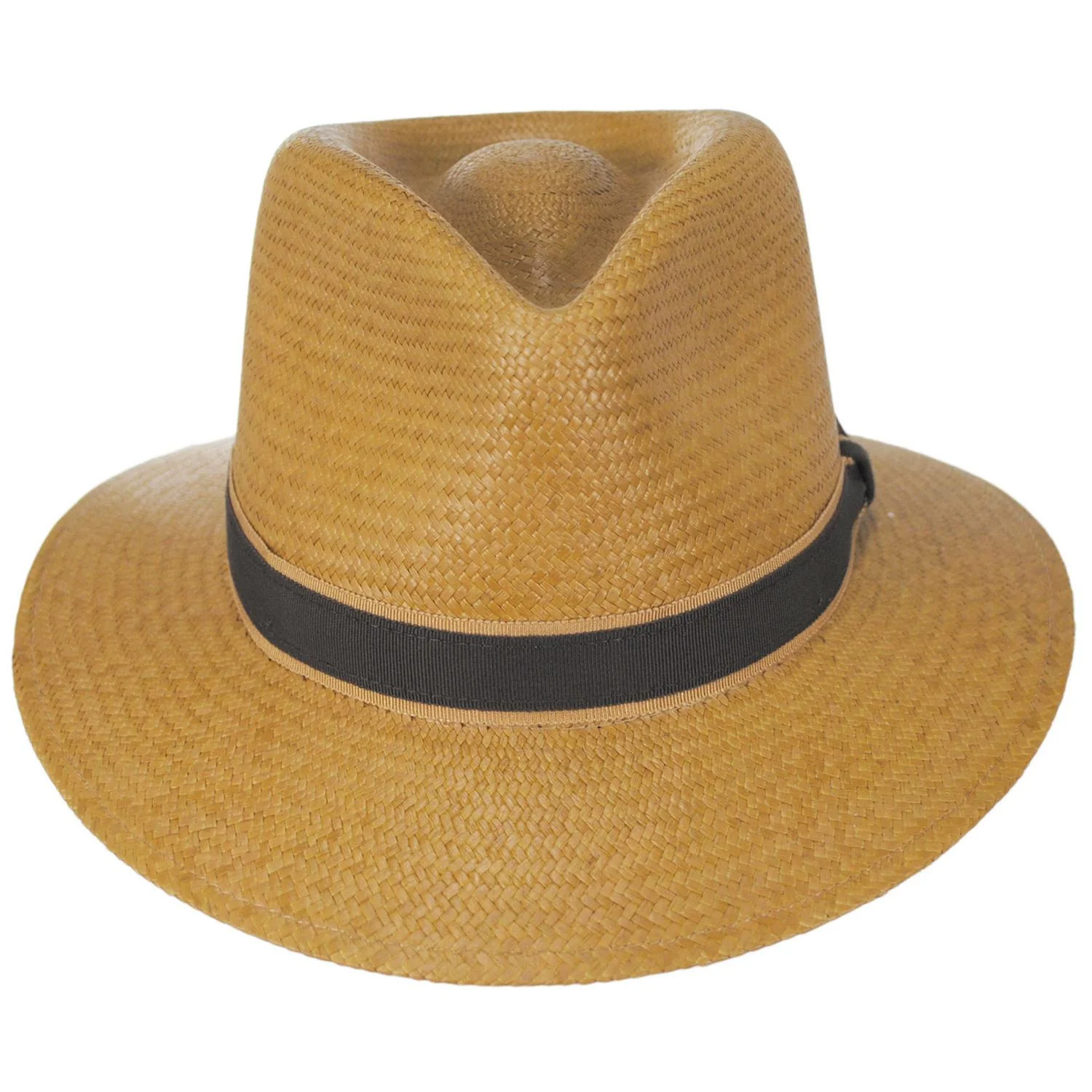 Brooks Panama Straw Fedora Hat - Image 12