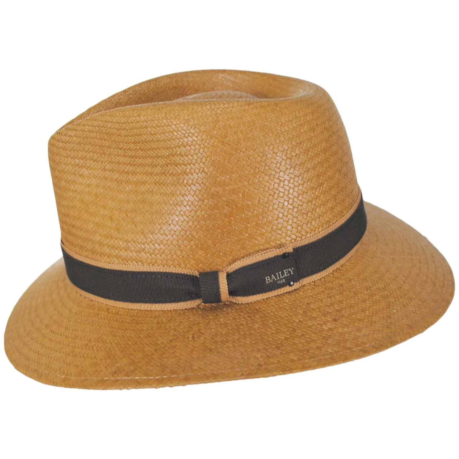 Brooks Panama Straw Fedora Hat - Image 13