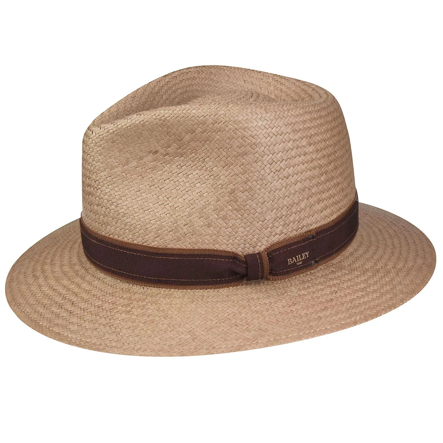 Brooks Panama Straw Fedora Hat - Image 15