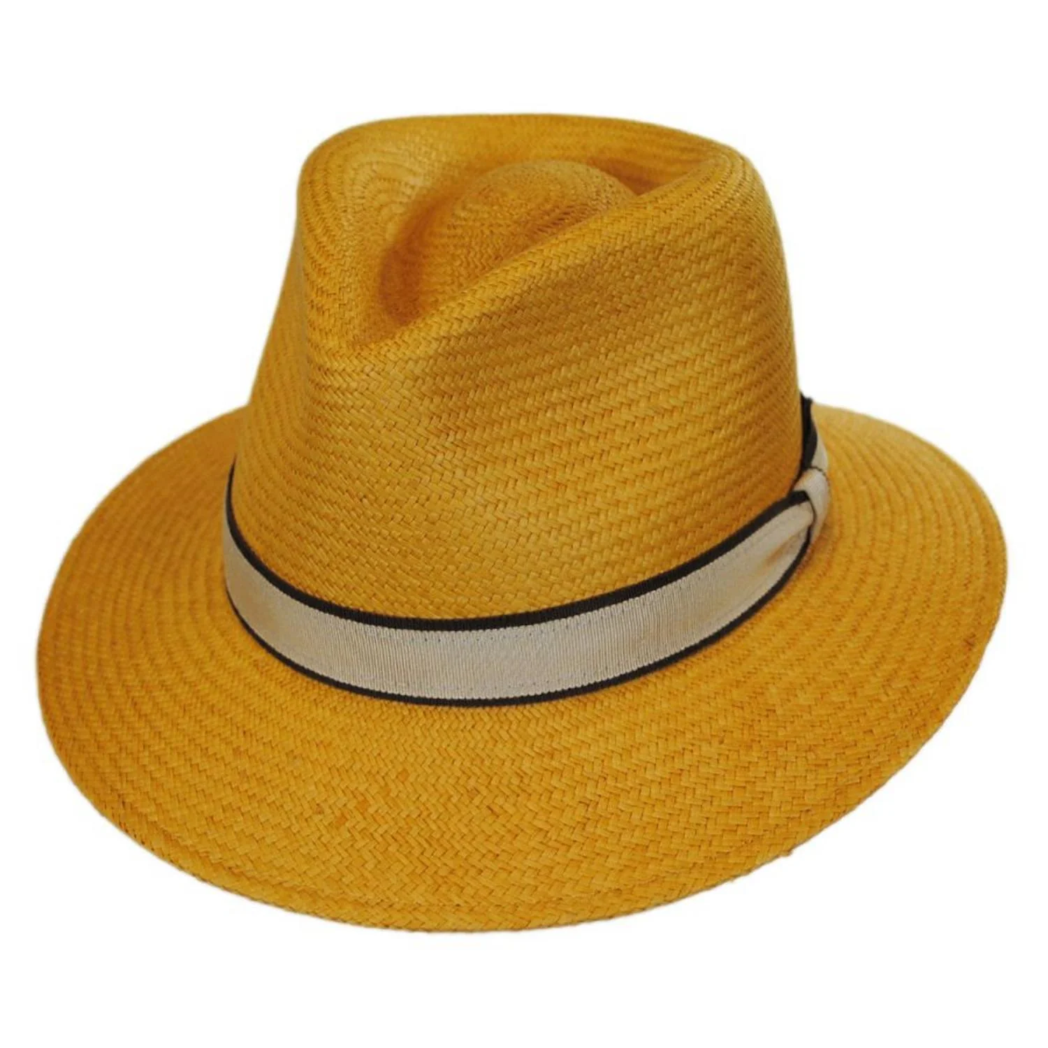 Brooks Panama Straw Fedora Hat - Image 16