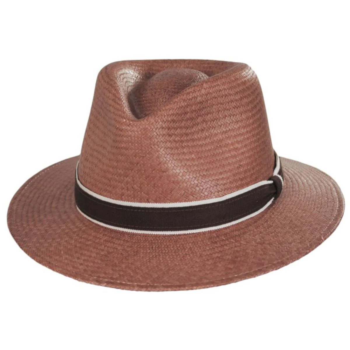 Brooks Panama Fedora Hat - Mushroom