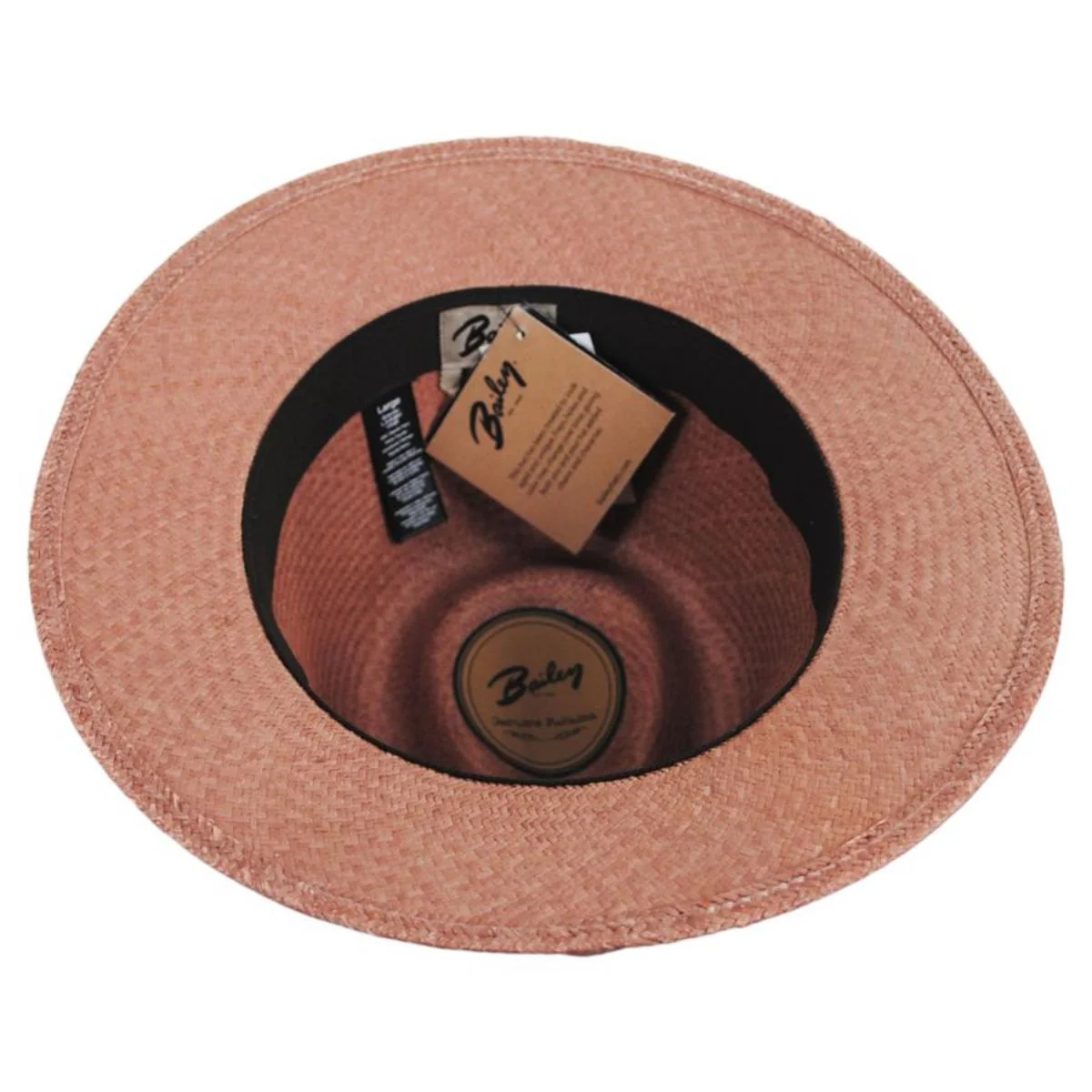 Brooks Panama Fedora Hat - Mushroom - Image 4