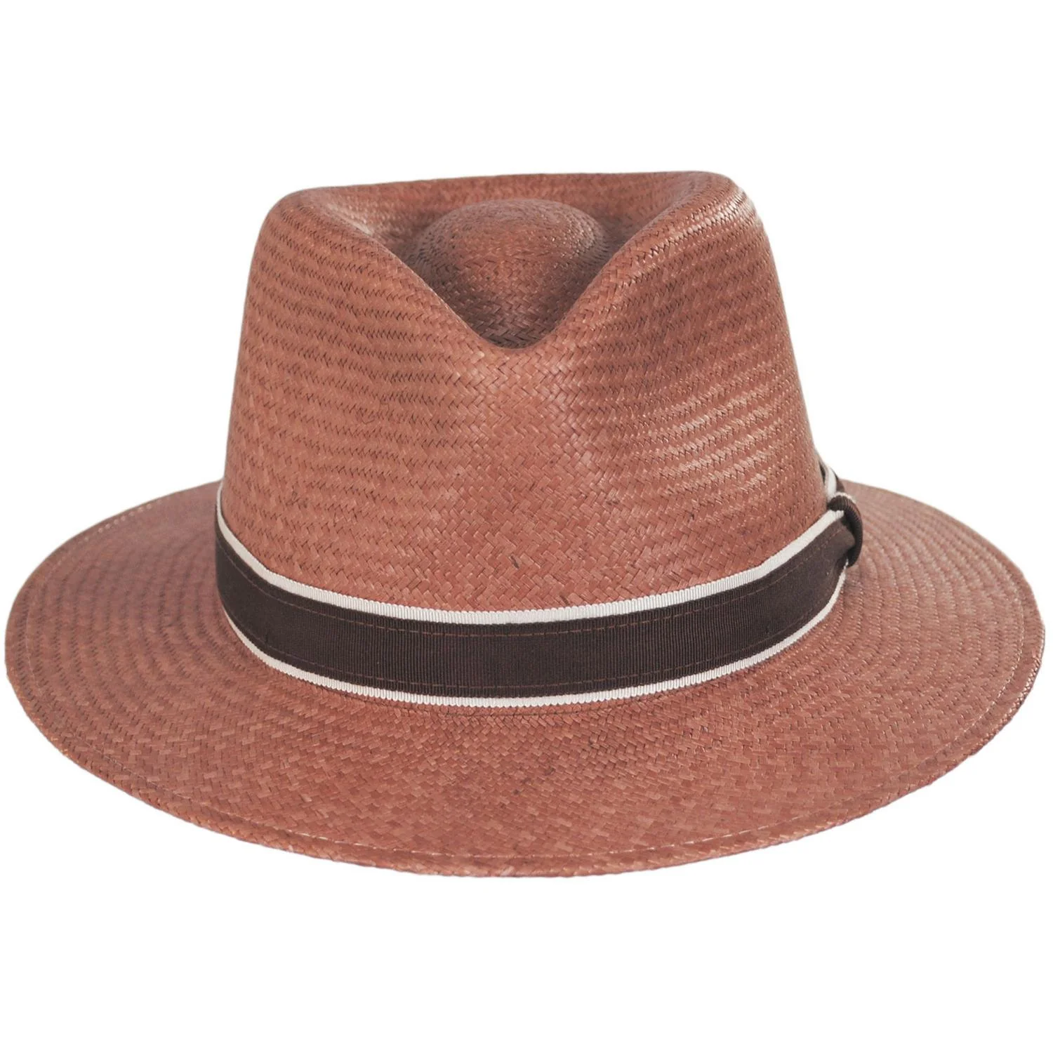 Brooks Panama Straw Fedora Hat - Image 22
