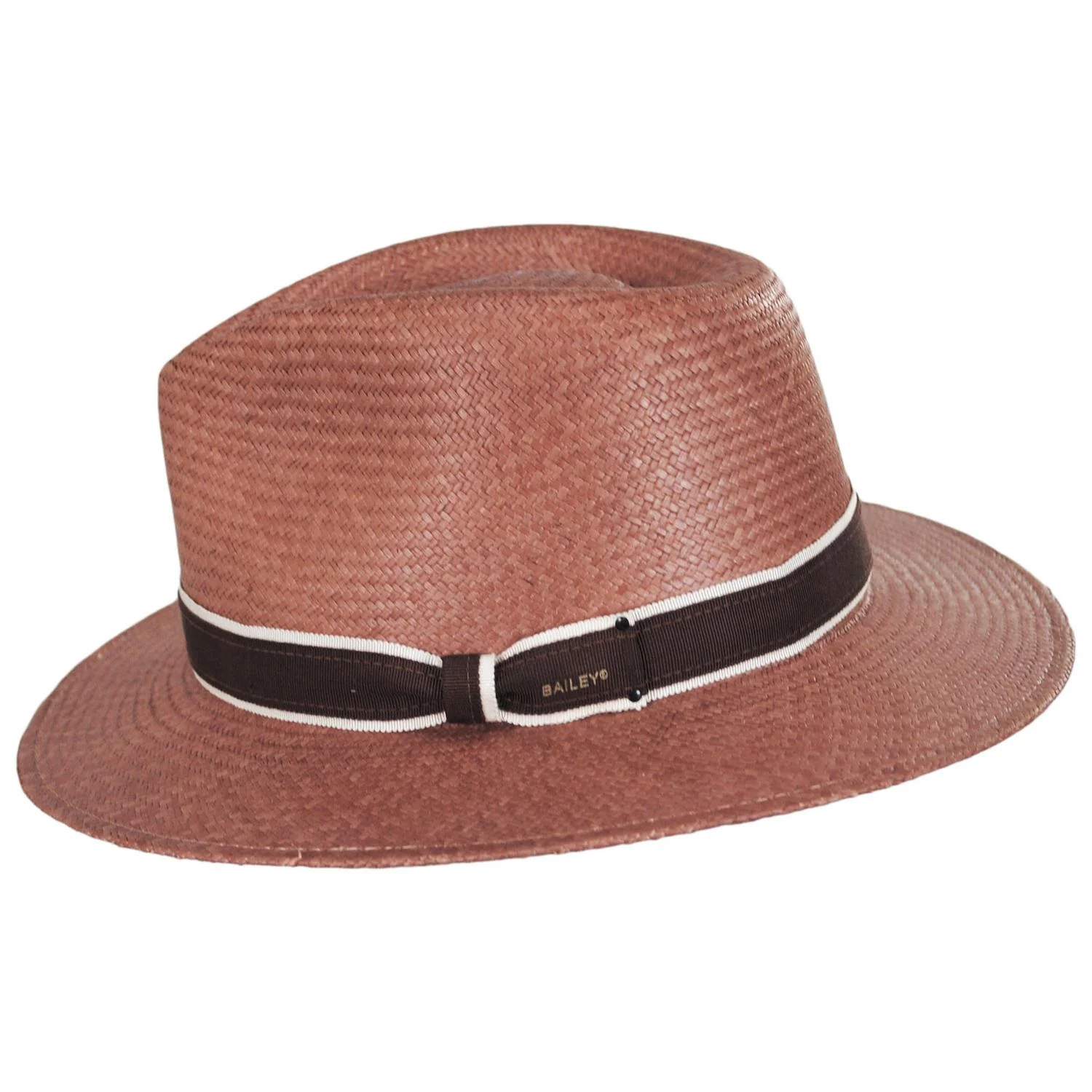 Brooks Panama Straw Fedora Hat - Image 23