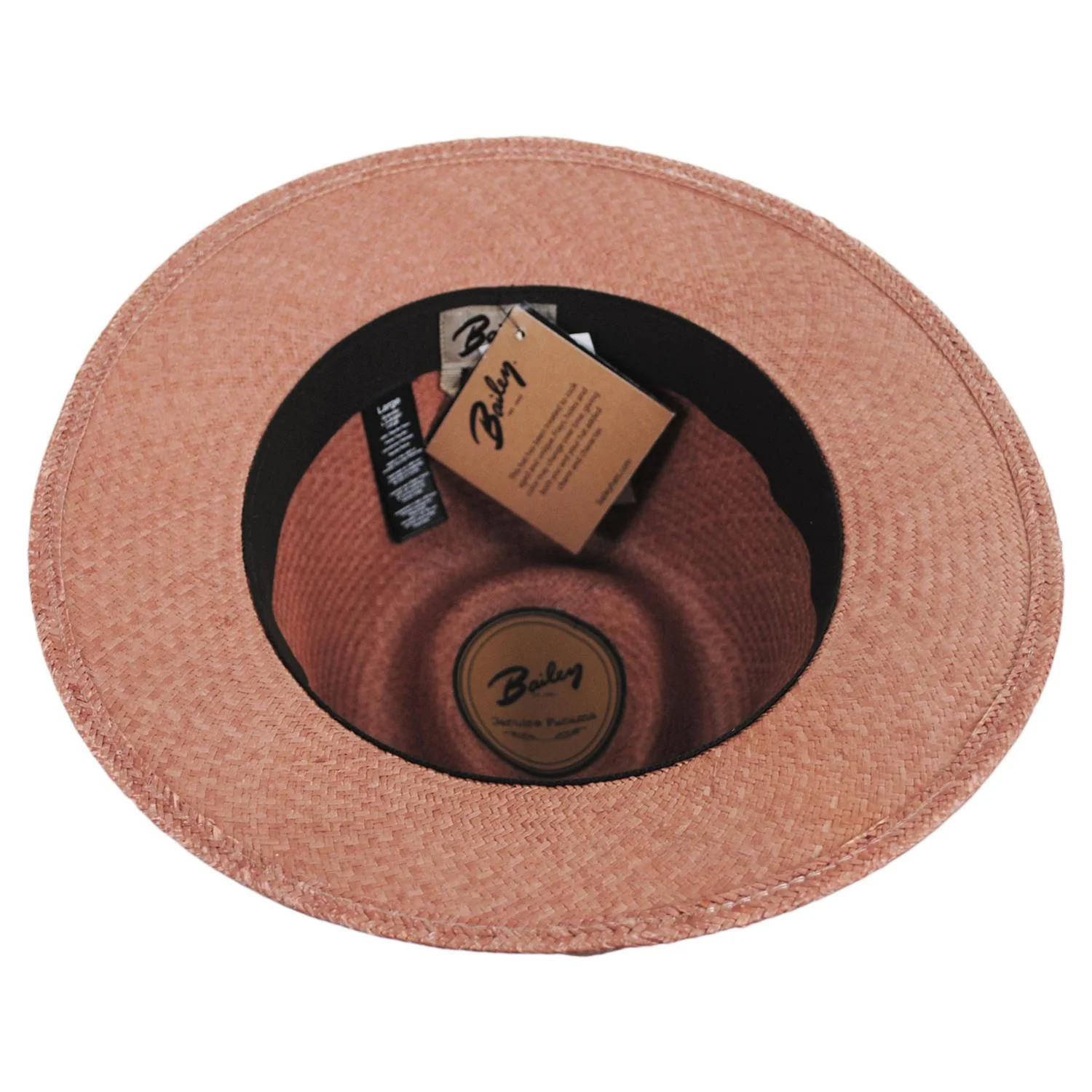 Brooks Panama Straw Fedora Hat - Image 24